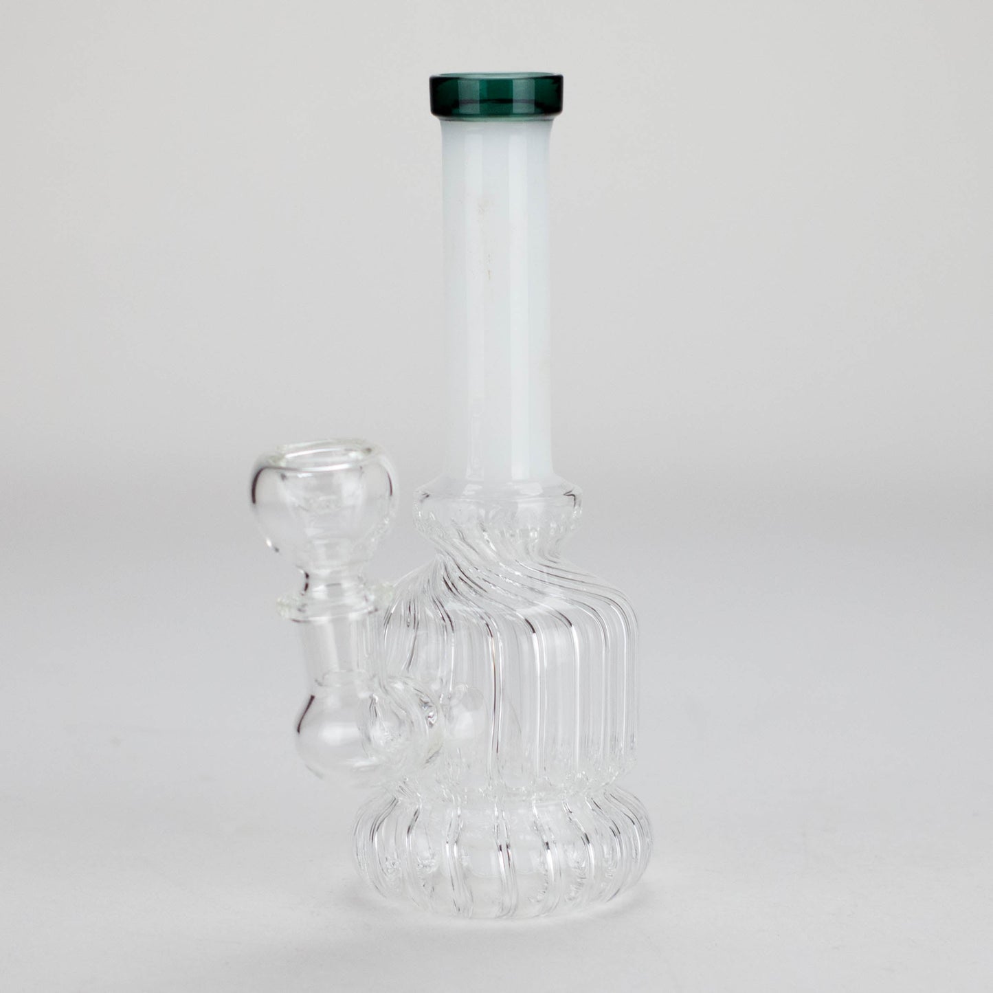 6" Stemless Glass Bong with Water Diffuser – 14mm Bowl Joint