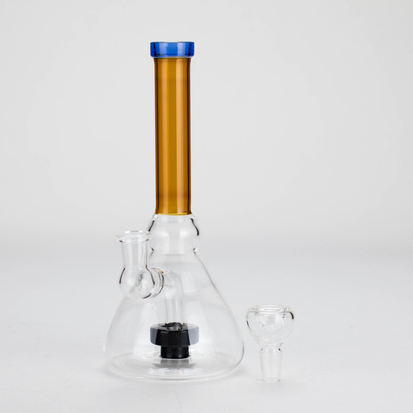 8.5" Stemless Glass Bong with Diffuser – Assorted Colors