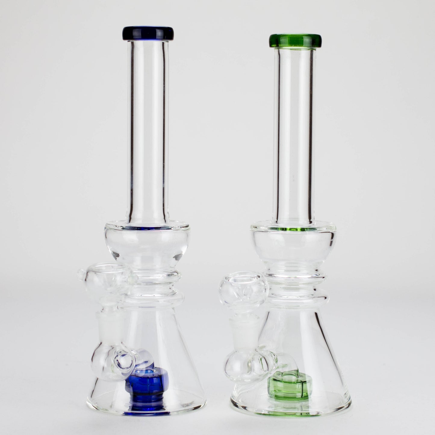 11" Stemless Glass Bong with Diffuser – 14mm Bowl Joint