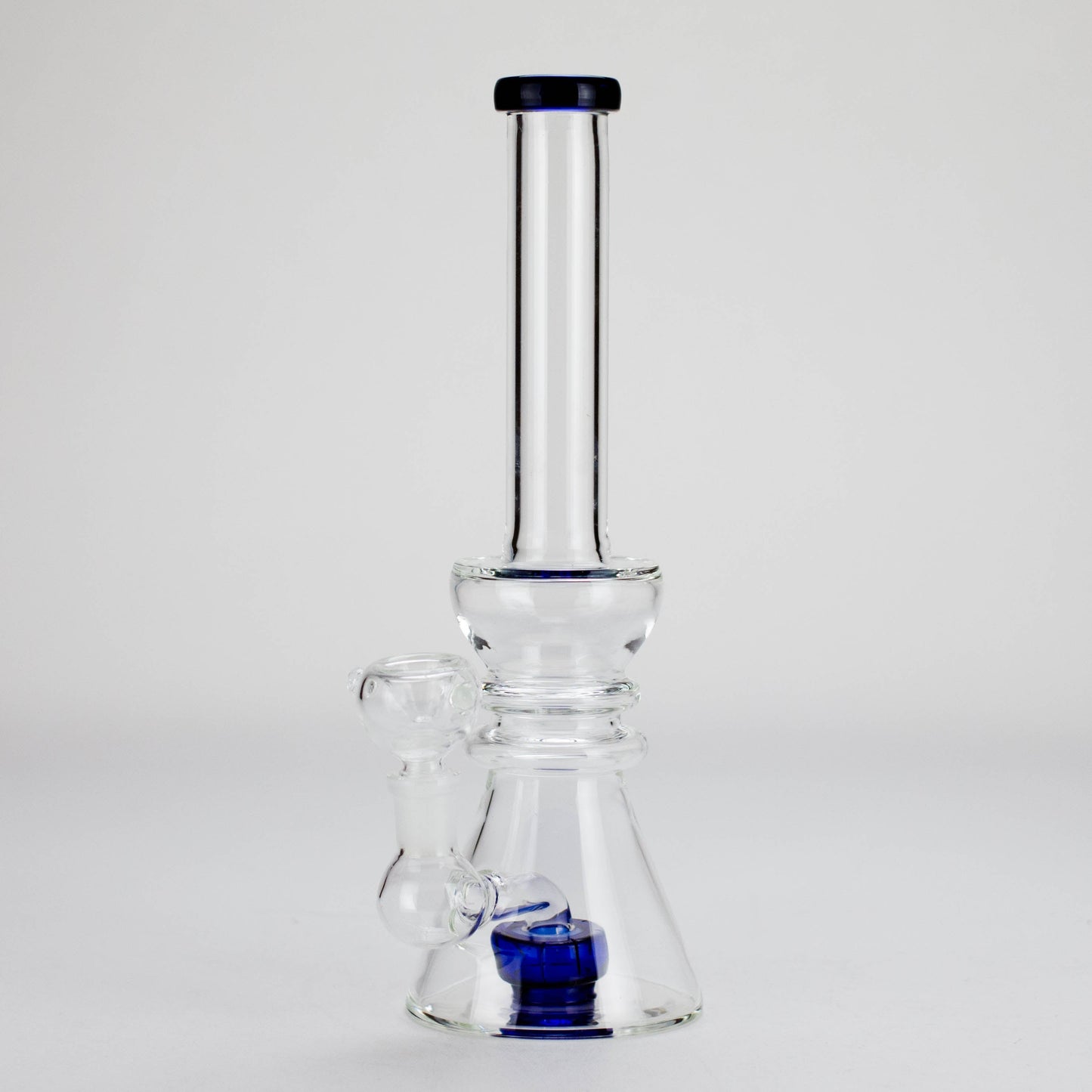11" Stemless Glass Bong with Diffuser – 14mm Bowl Joint