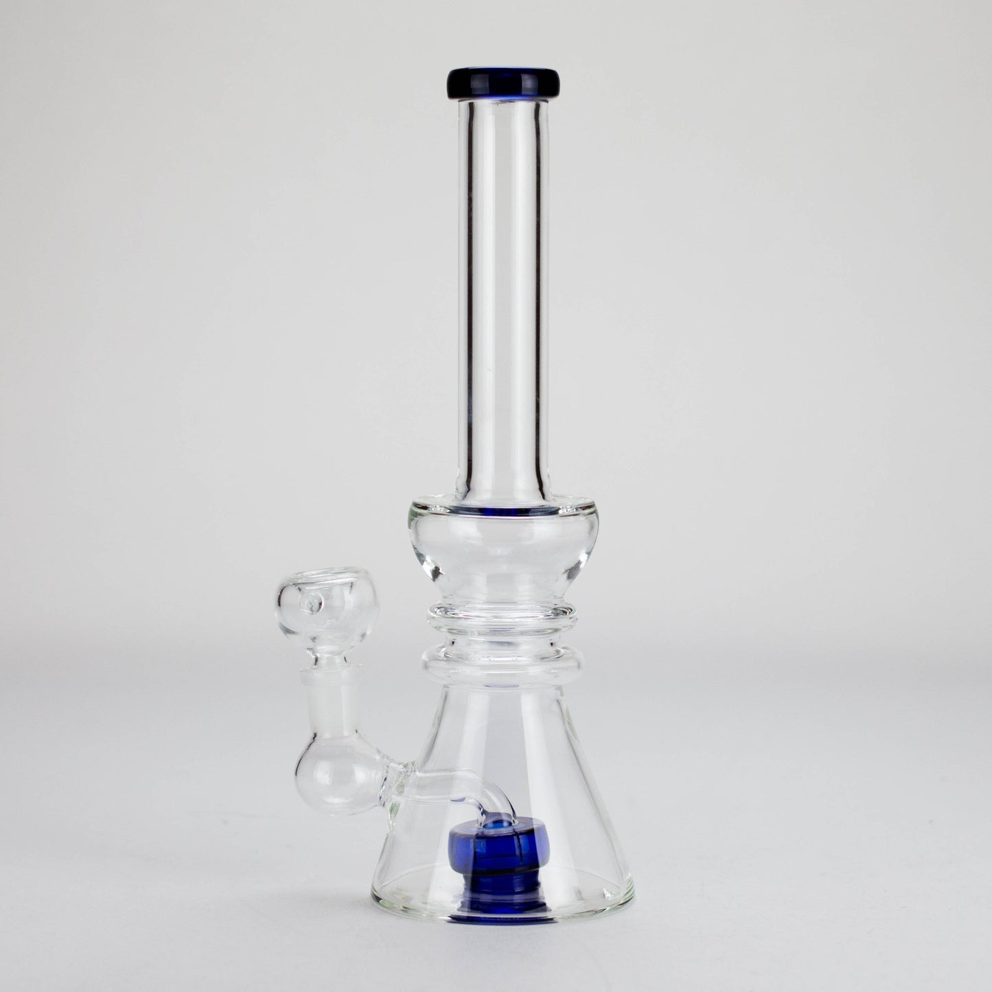 11" Stemless Glass Bong with Diffuser – 14mm Bowl Joint