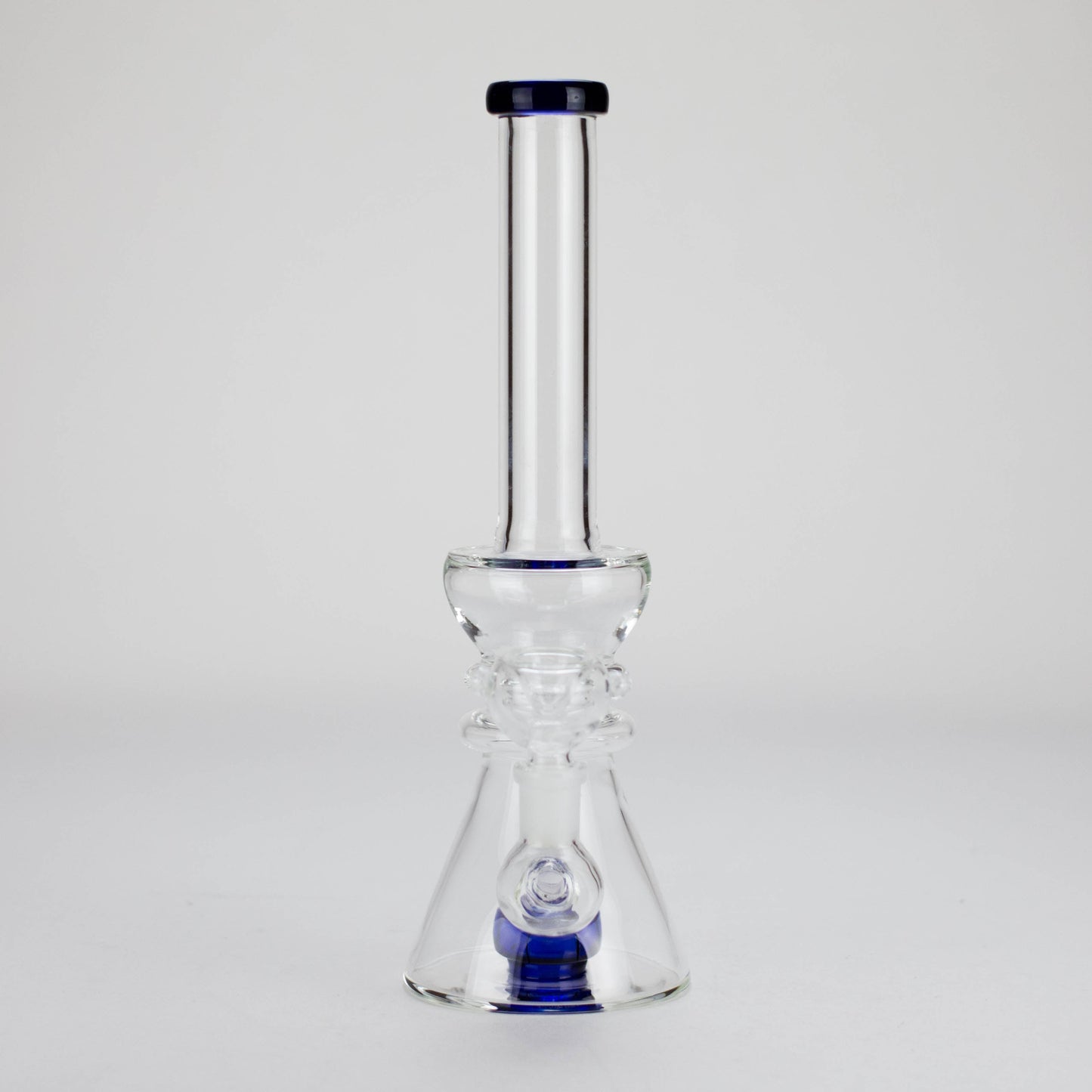 11" Stemless Glass Bong with Diffuser – 14mm Bowl Joint