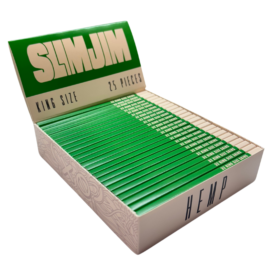 Slimjim | Hemp King Size Skins – Box of 25 Packs