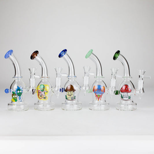 6.5″ Cartoon PrintGlass Bong [F230829-2B]