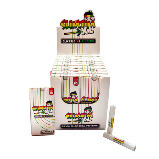 Slimjim | Classic XL Carbon Filters (6mm) (Box of 20)