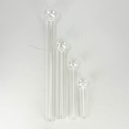 High Quality Glass Oil Burner – Clear (4", 6", 8", 12")