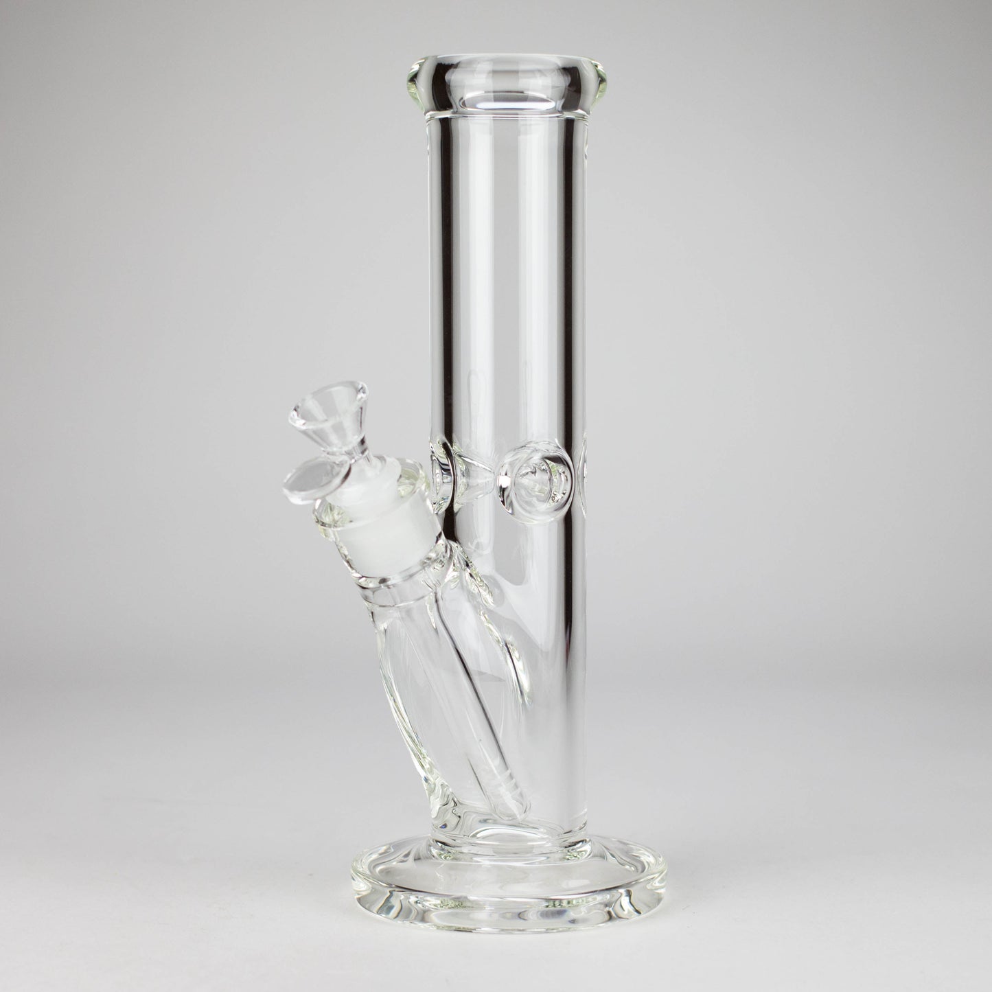 12" Cylindrical Clear Water Pipe – Straight Tube Bong | 9mm Thick
