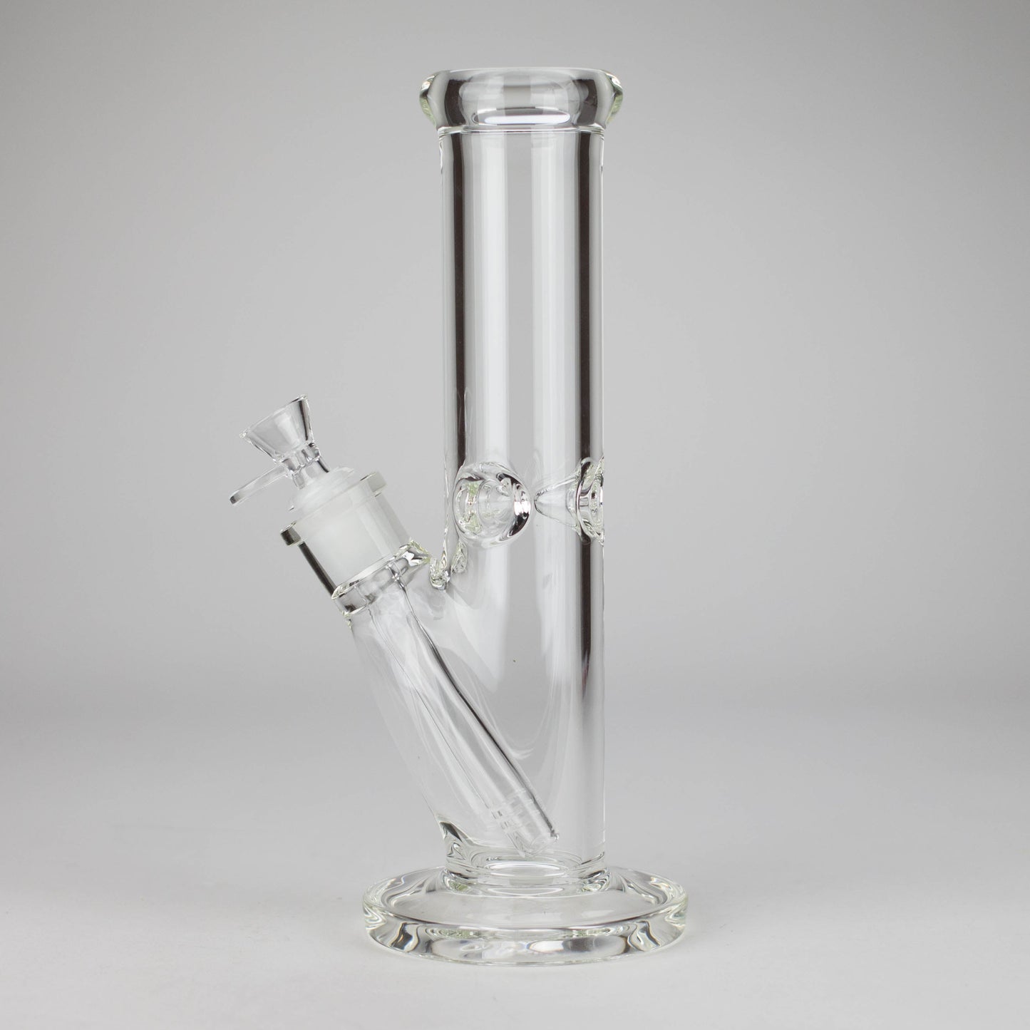 12" Cylindrical Clear Water Pipe – Straight Tube Bong | 9mm Thick