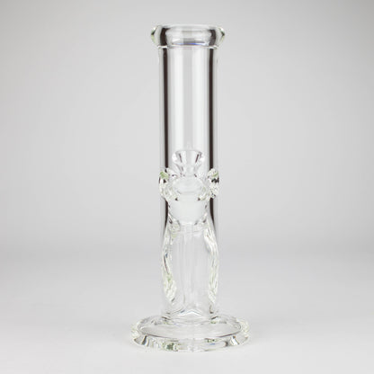 12" Cylindrical Clear Water Pipe – Straight Tube Bong | 9mm Thick