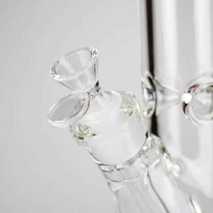 12" Cylindrical Clear Water Pipe – Straight Tube Bong | 9mm Thick