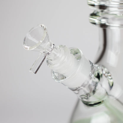 17" Ring Style Beaker Glass Bong – Spiral Neck | Ice Catcher | 14mm Bowl Joint