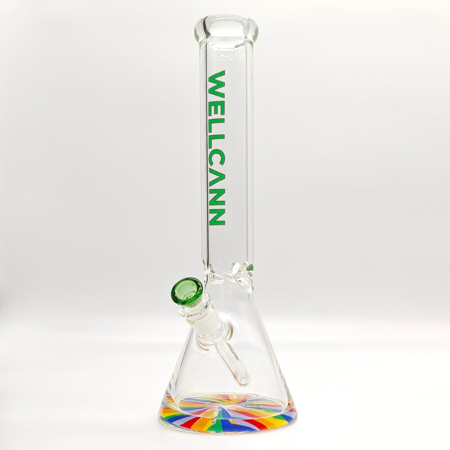 Wellcan | 15" 7mm Psychedelic Thickened Beaker Glass Bong