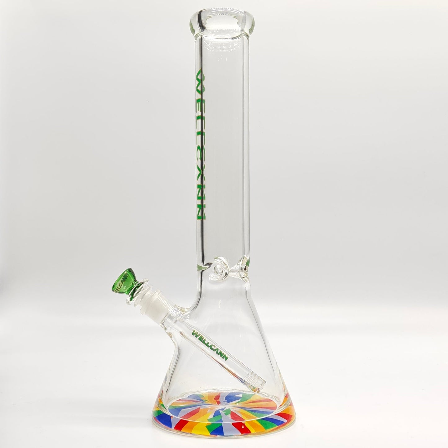 Wellcan | 15" 7mm Psychedelic Thickened Beaker Glass Bong