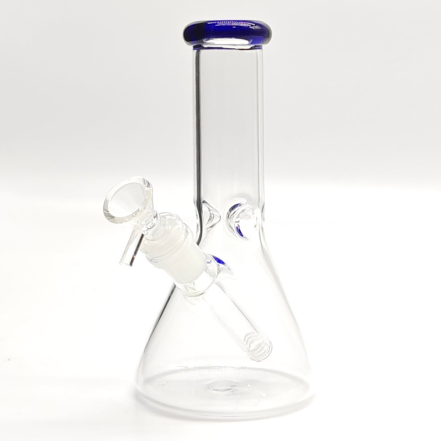 8" Color 4mm Beaker Glass Bong