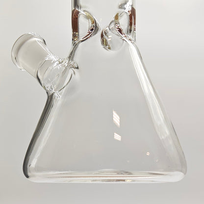 8" Color 4mm Beaker Glass Bong