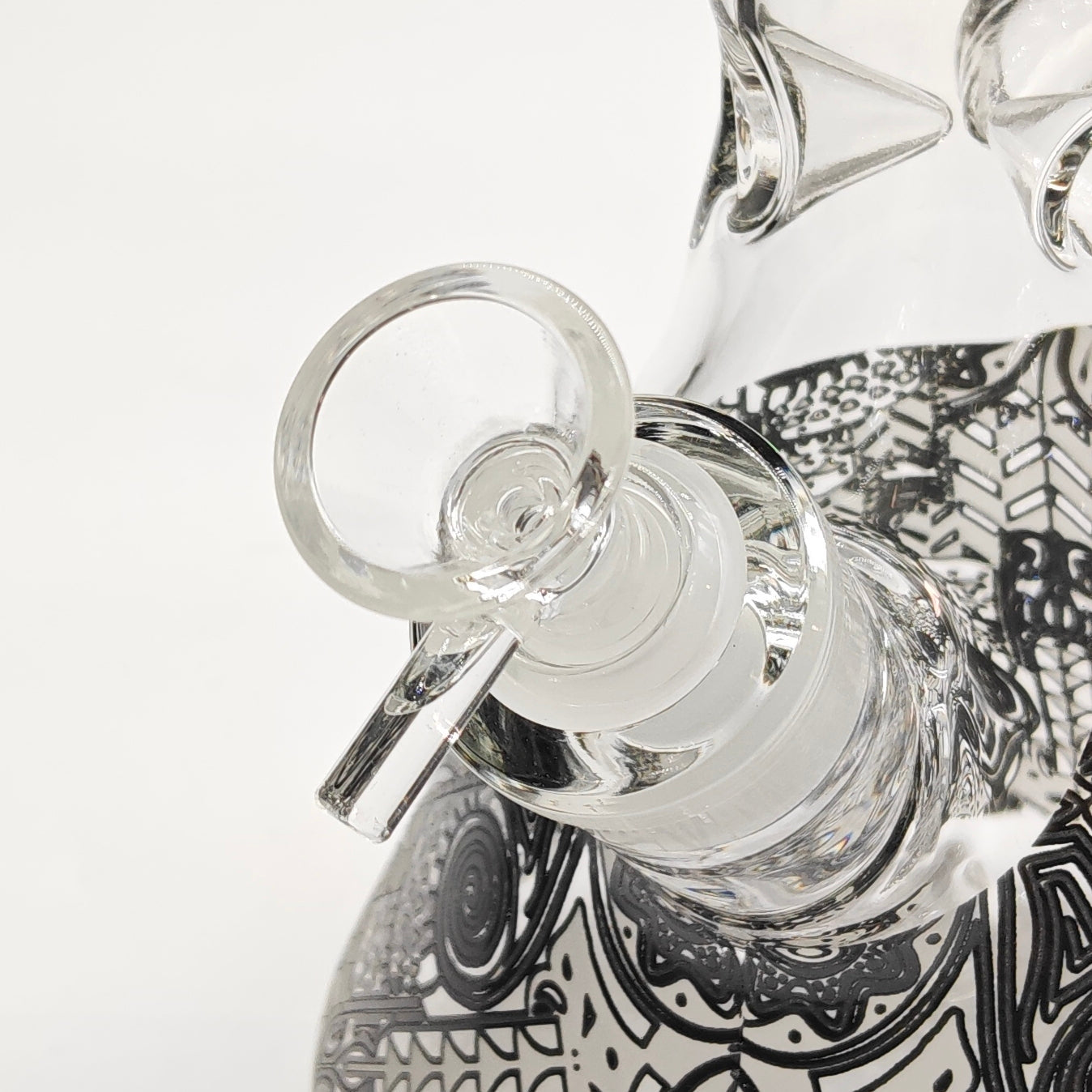 14" Glow in the dark 5mm Beaker Glass Bong