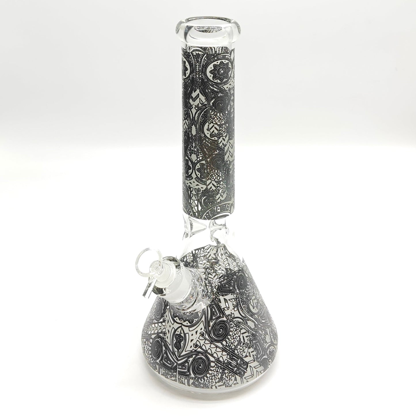 14" Glow in the dark 5mm Beaker Glass Bong