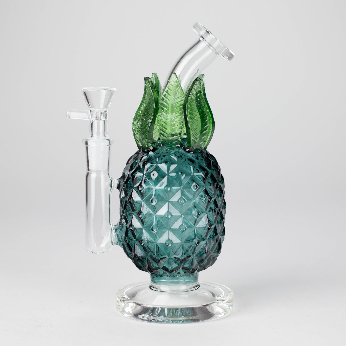 7.5" PinePop Glass Bong – Pineapple Shaped, 5mm Thick Glass
