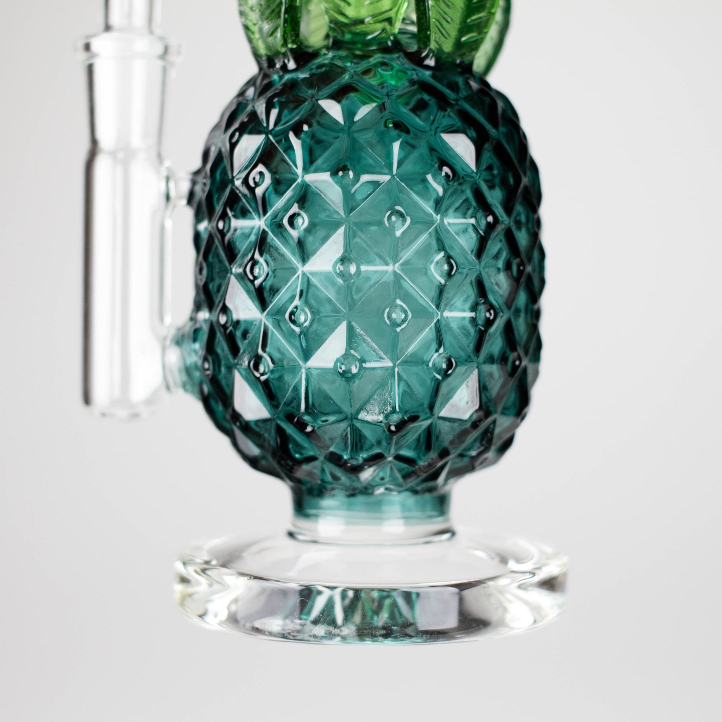 7.5" PinePop Glass Bong – Pineapple Shaped, 5mm Thick Glass