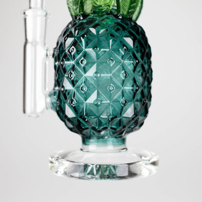 7.5" PinePop Glass Bong – Pineapple Shaped, 5mm Thick Glass