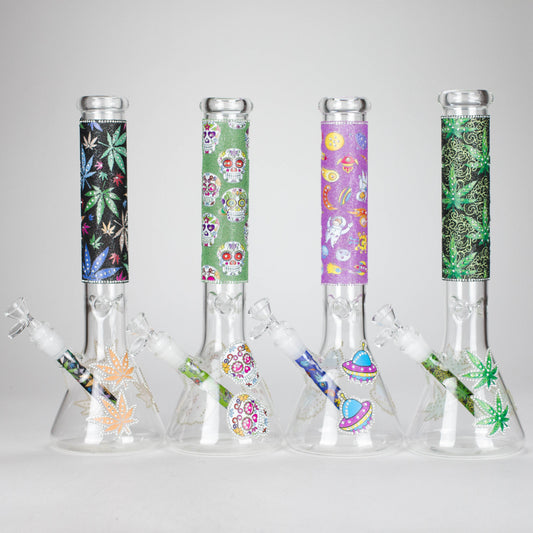 14" Stone works Beaker Base Glass Bling Bong