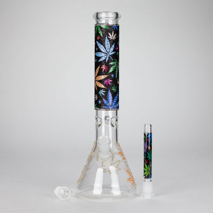14" Stone works Beaker Base Glass Bling Bong