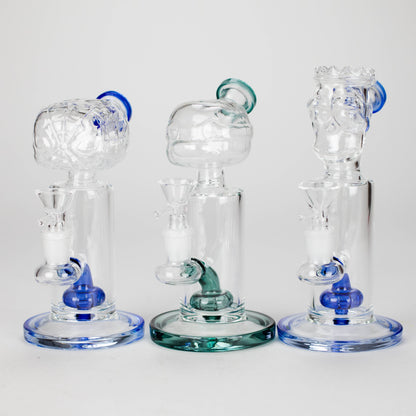 7″ Cartoon Character Glass Water Bong with Diffuser | 14mm Bowl Joint (C802x)