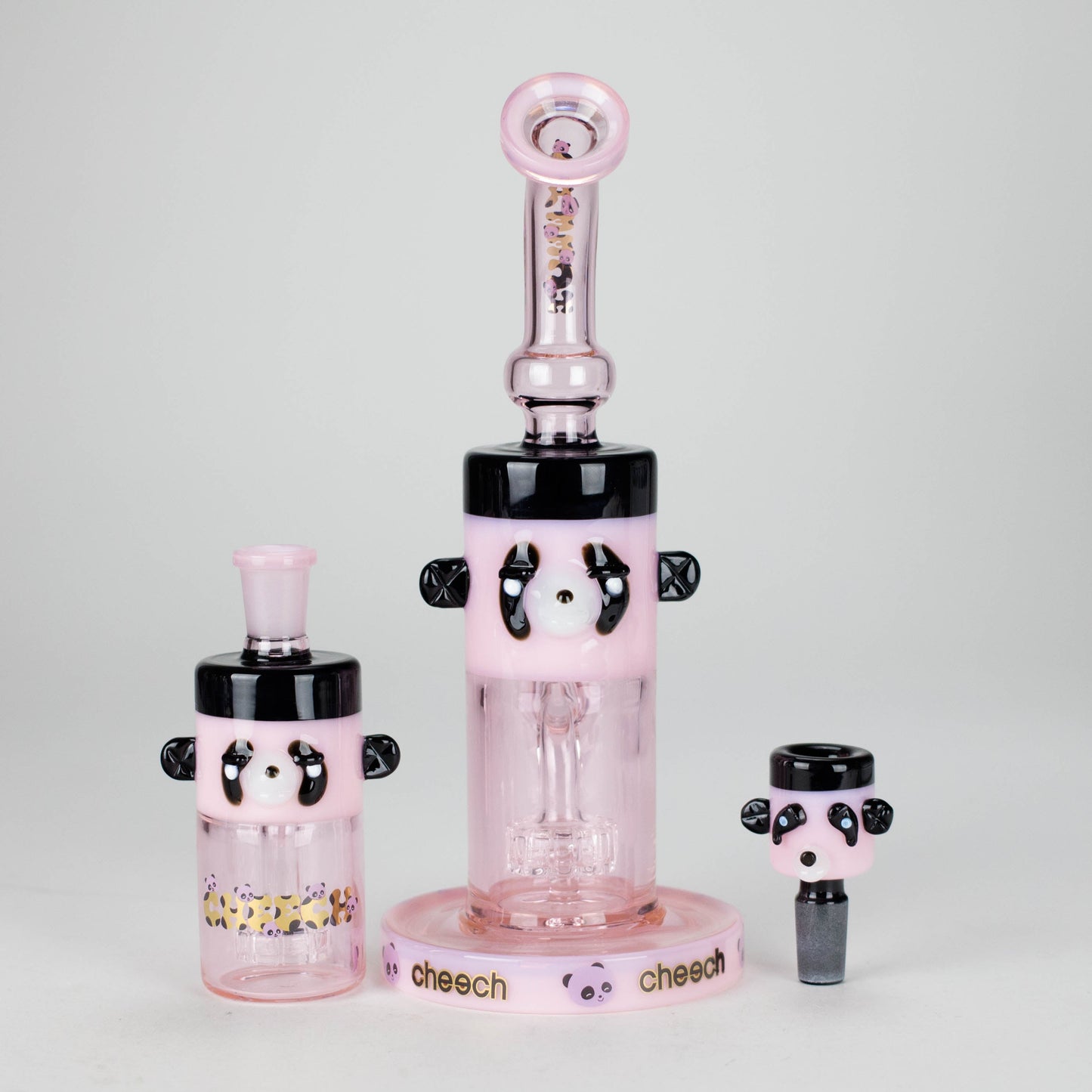 Cheech | 10" Panda Bong with Ash Catcher - CHE-232