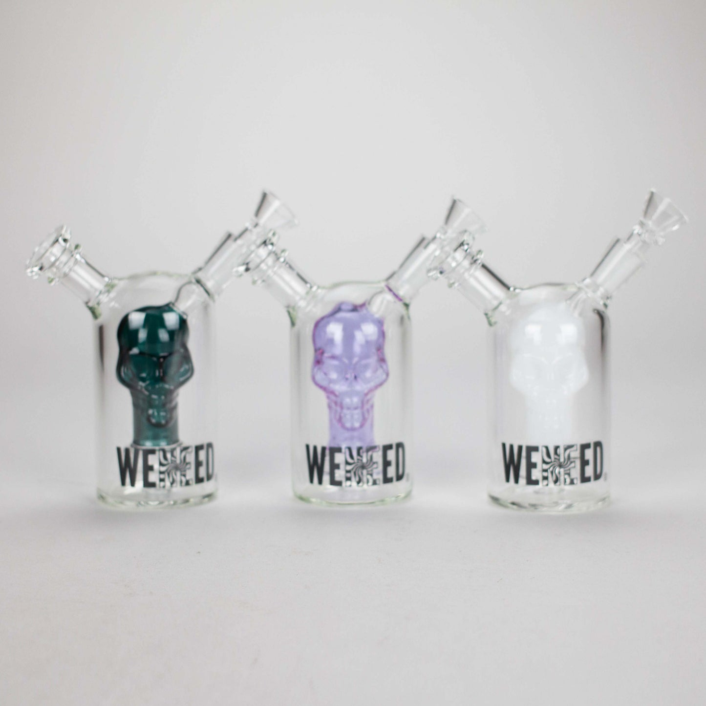 WENEED | 5" NoirSkull Glass bong