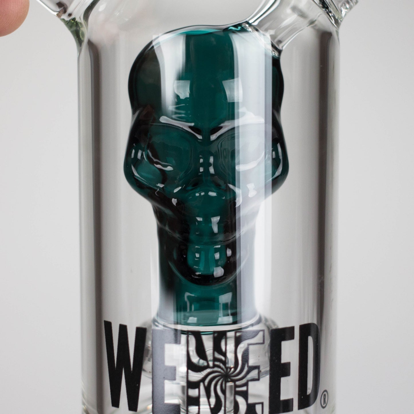 WENEED | 5" NoirSkull Glass bong