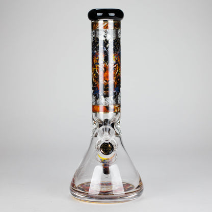 Cheech | 13″ Tiger Decal Beaker Bong – CA-050