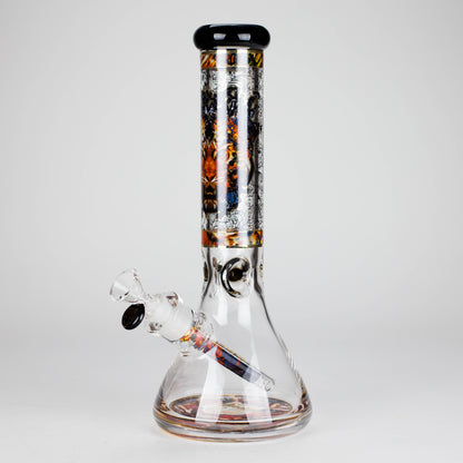 Cheech | 13″ Tiger Decal Beaker Bong – CA-050