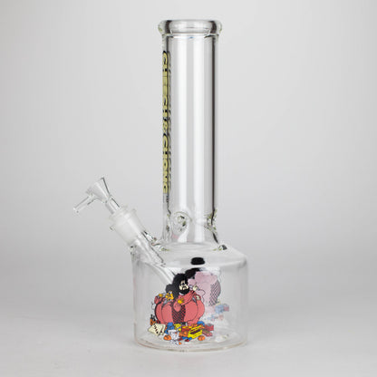 Cheech & Chong® Glass | 12" Tall Bloat On Canteen Base Water Pipe