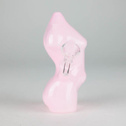 5.5" Curvy Glass Bong