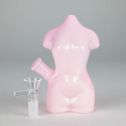 5.5" Curvy Glass Bong