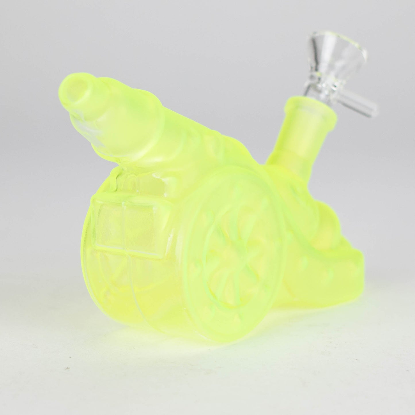 8.5" Neon Cannon Glass Bong
