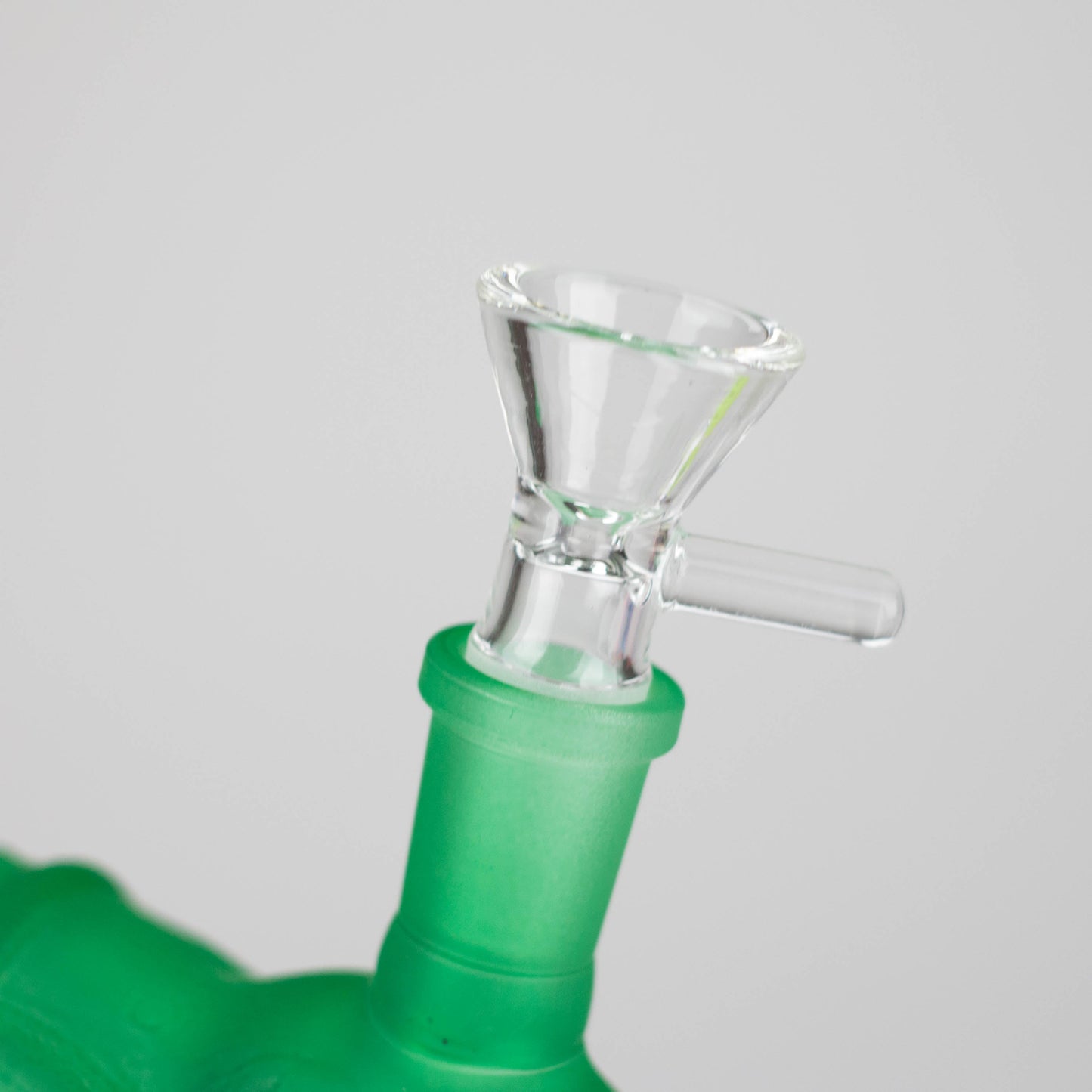 8.5" Neon Cannon Glass Bong