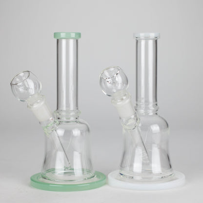 8" Glass Water Pipe | Durable & Compact – Assorted Colors
