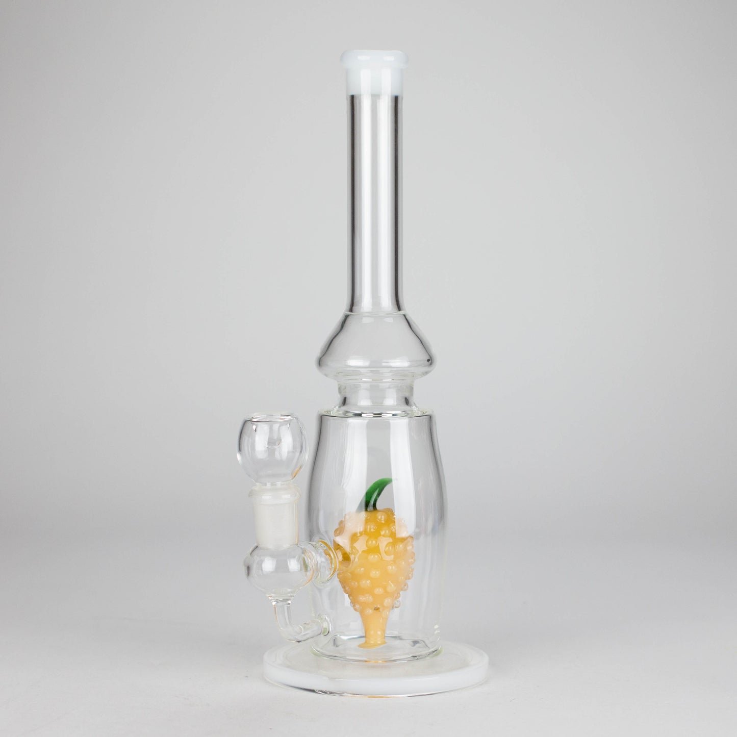 13" Glass Water Pipe with Pineapple Diffuser -Assorted Colors