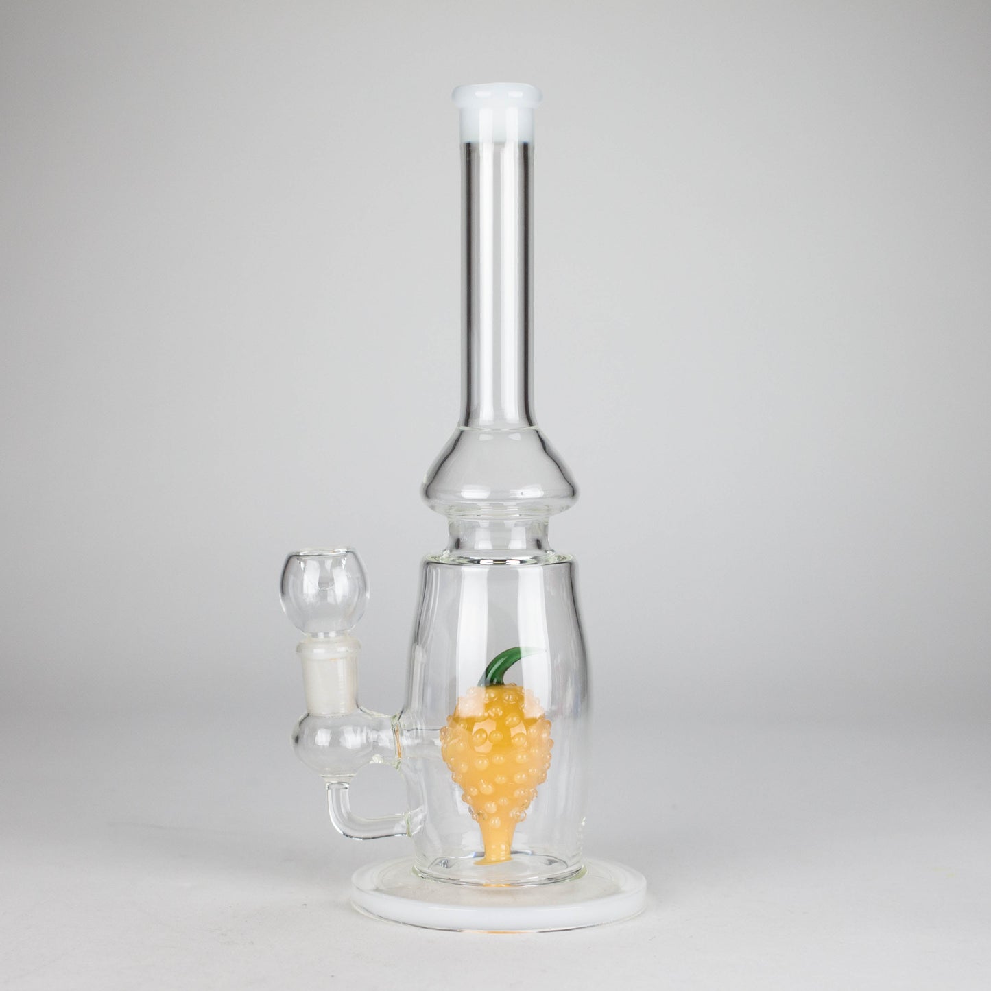 13" Glass Water Pipe with Pineapple Diffuser -Assorted Colors