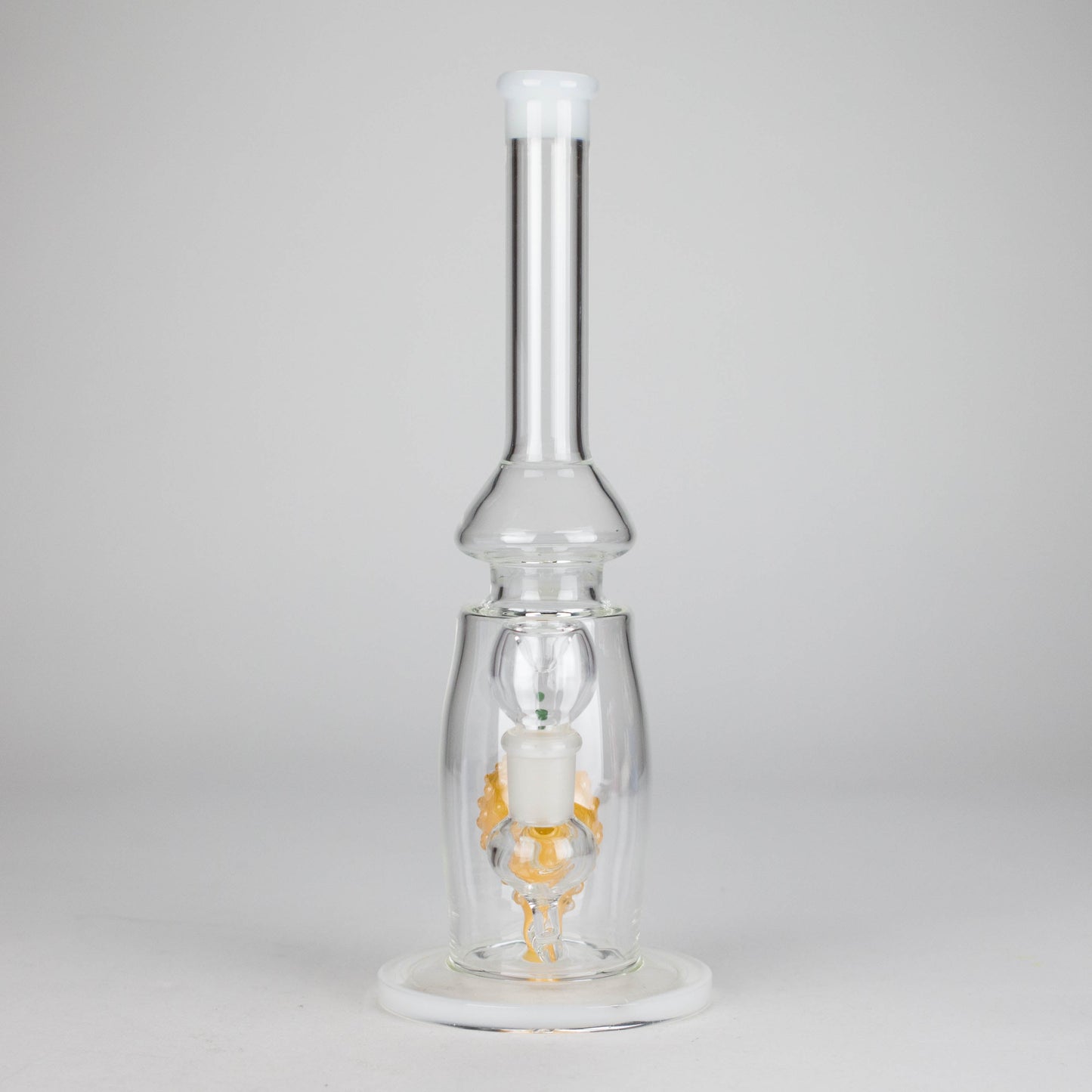 13" Glass Water Pipe with Pineapple Diffuser -Assorted Colors