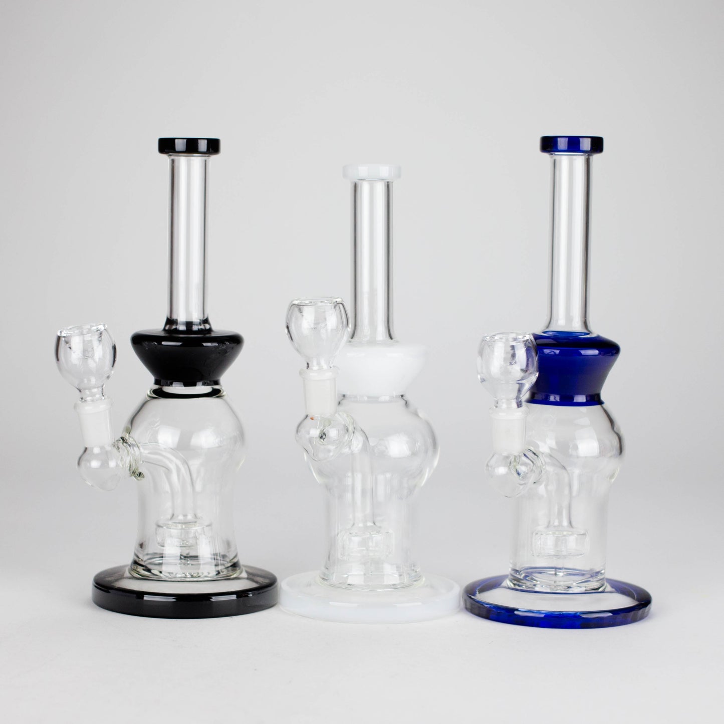 10" Glass Water Pipe with Showerhead Diffuser – Assorted Colors