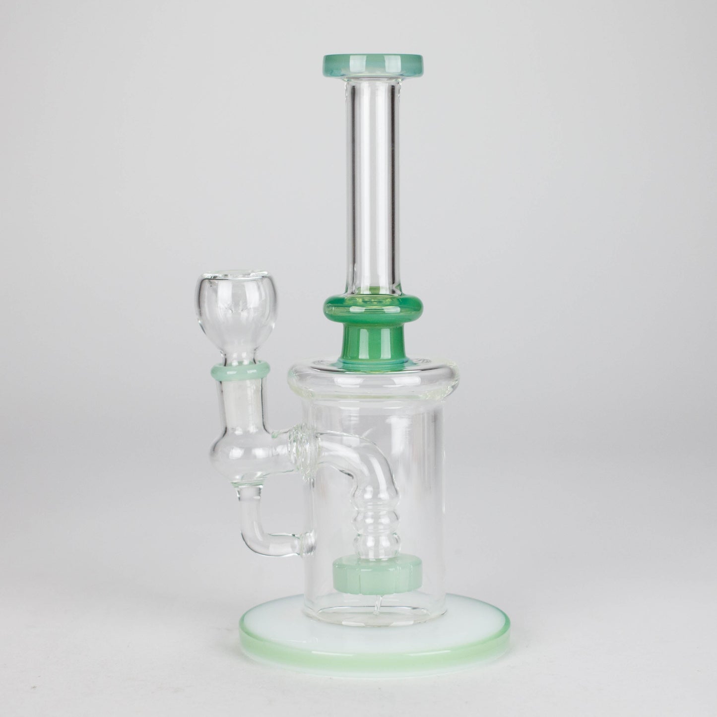 8" Glass Water Pipe with Showerhead Diffuser – Assorted Colors
