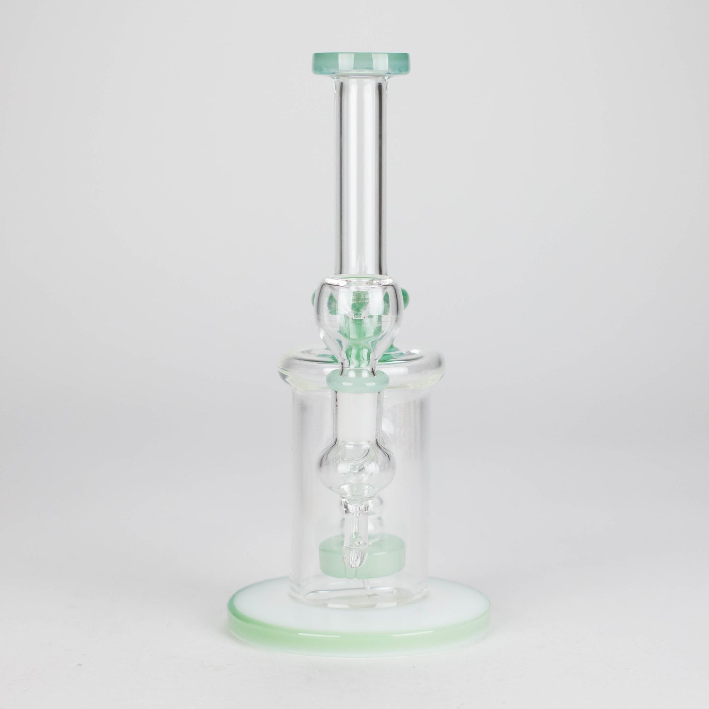 8" Glass Water Pipe with Showerhead Diffuser – Assorted Colors