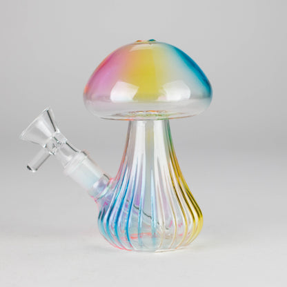 5" Magic Mushroom Glass Bong – Compact & Whimsical Design