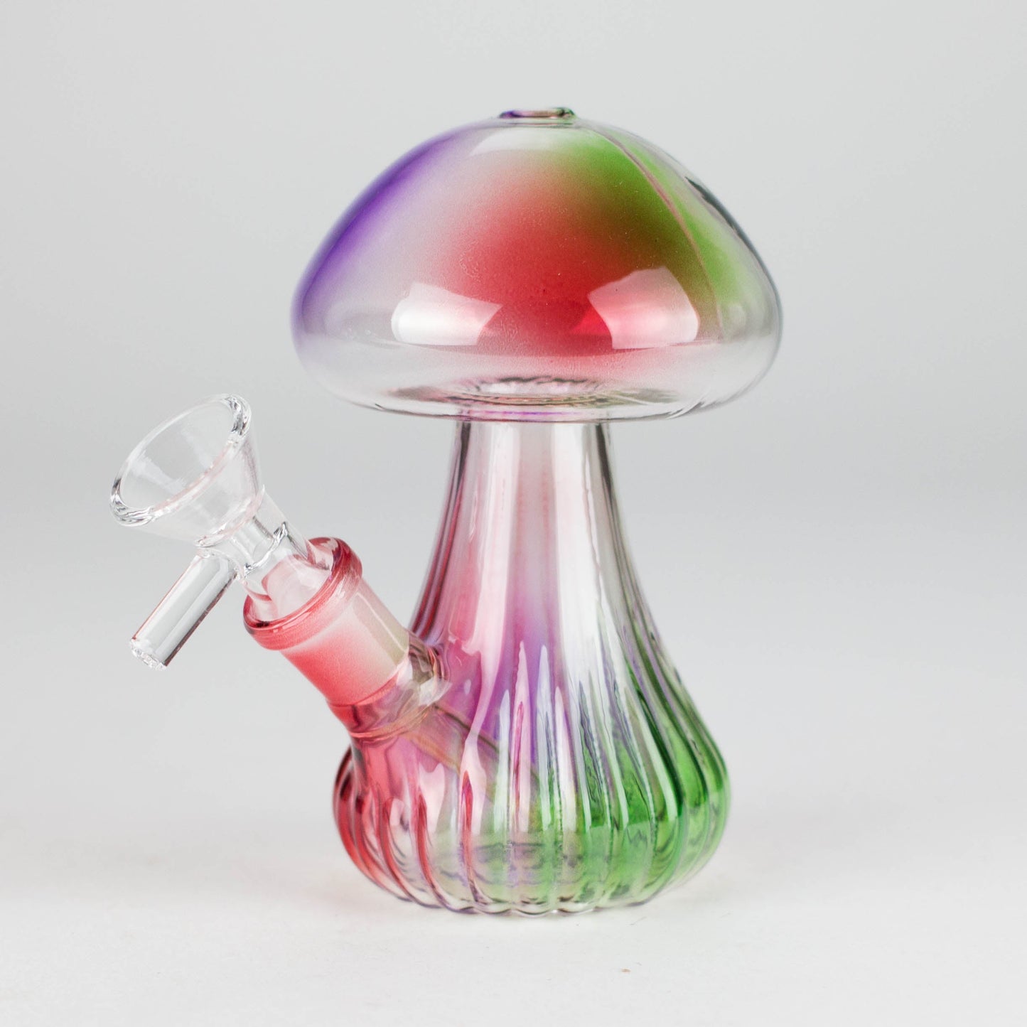 5" Magic Mushroom Glass Bong – Compact & Whimsical Design