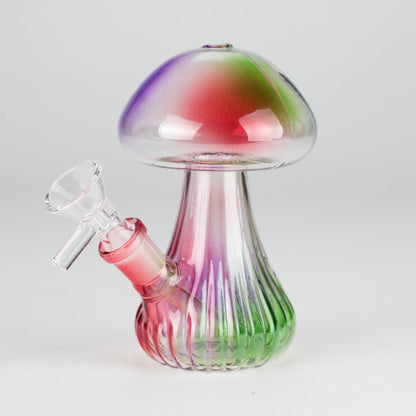 5" Magic Mushroom Glass Bong – Compact & Whimsical Design
