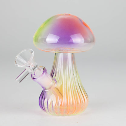 5" Magic Mushroom Glass Bong – Compact & Whimsical Design