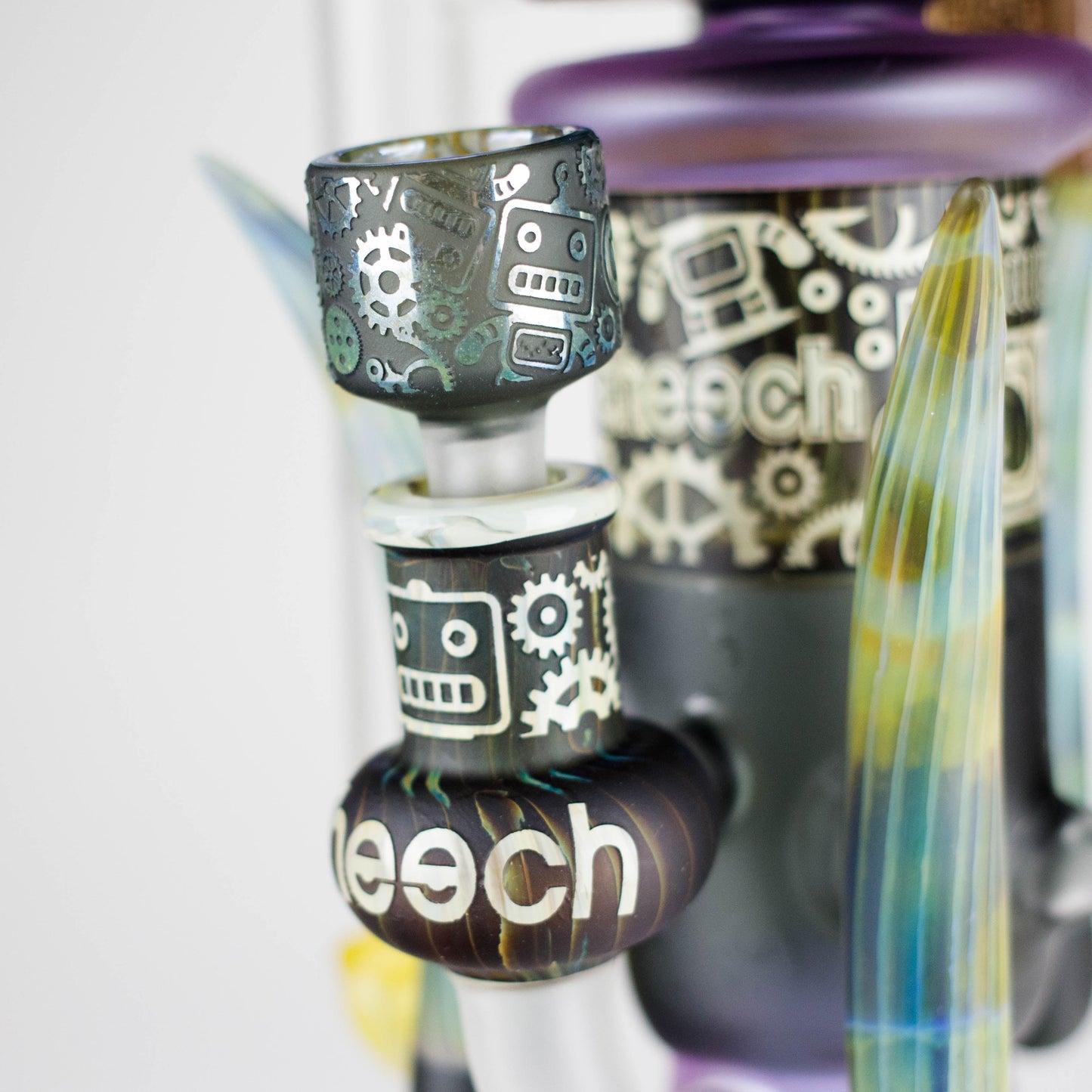 Cheech | 12″ AI Bubble Bot Deluxe  bong – CHE‑30x