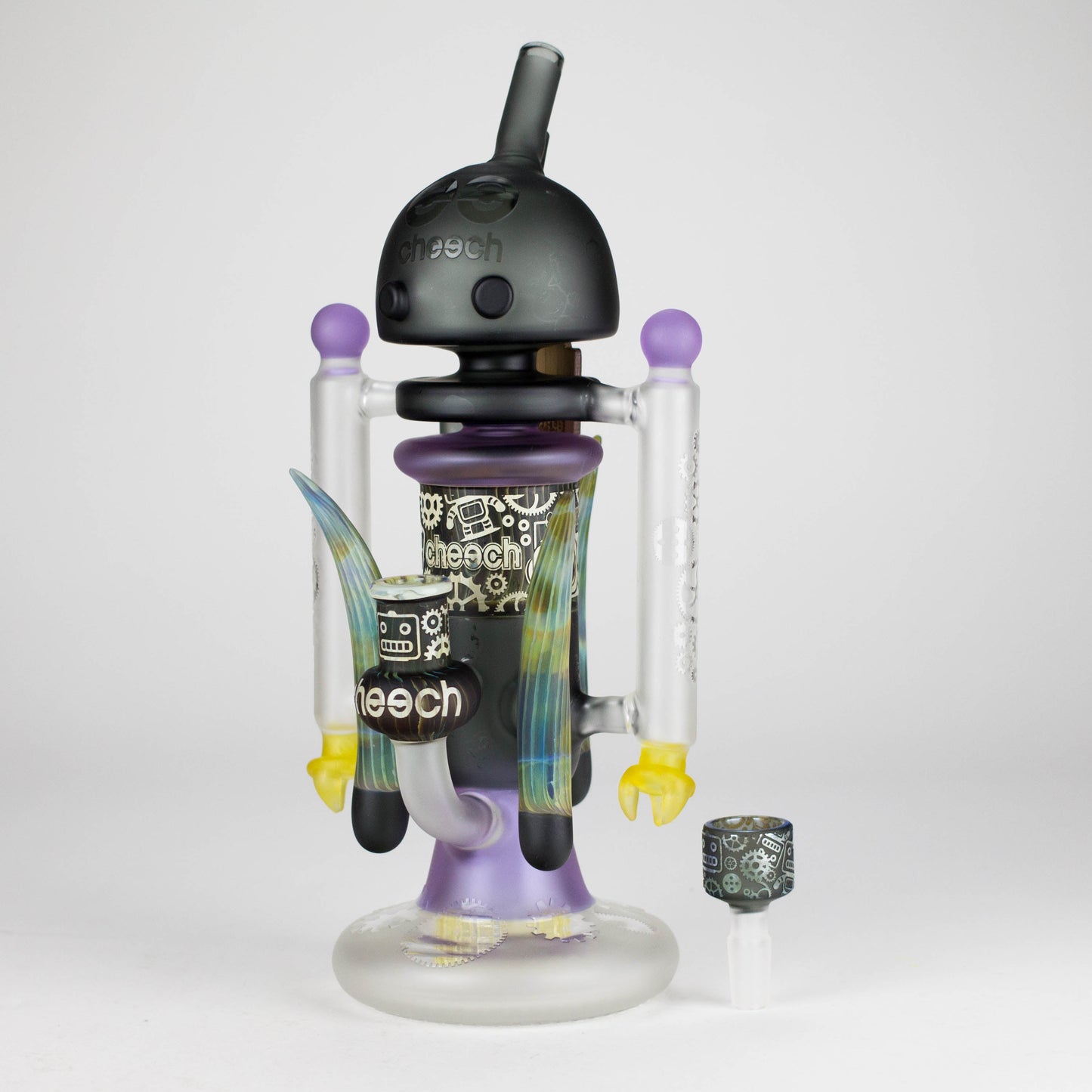 Cheech | 12″ AI Bubble Bot Deluxe  bong – CHE‑30x